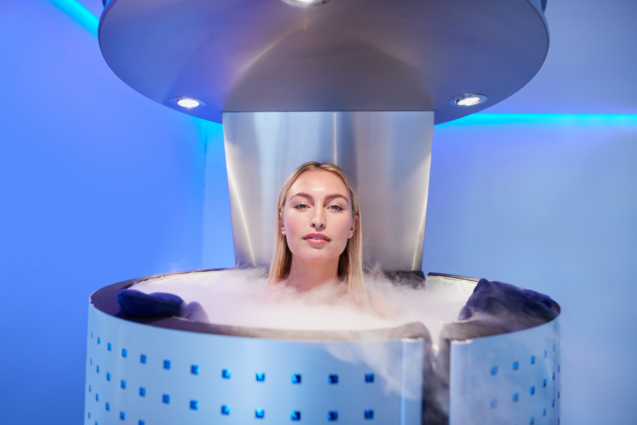 Cryotherapy treatment at Clover Wellness